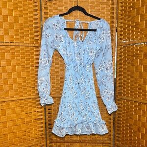 Vine and Valley Long Sleeve Floral Bodycon Dress